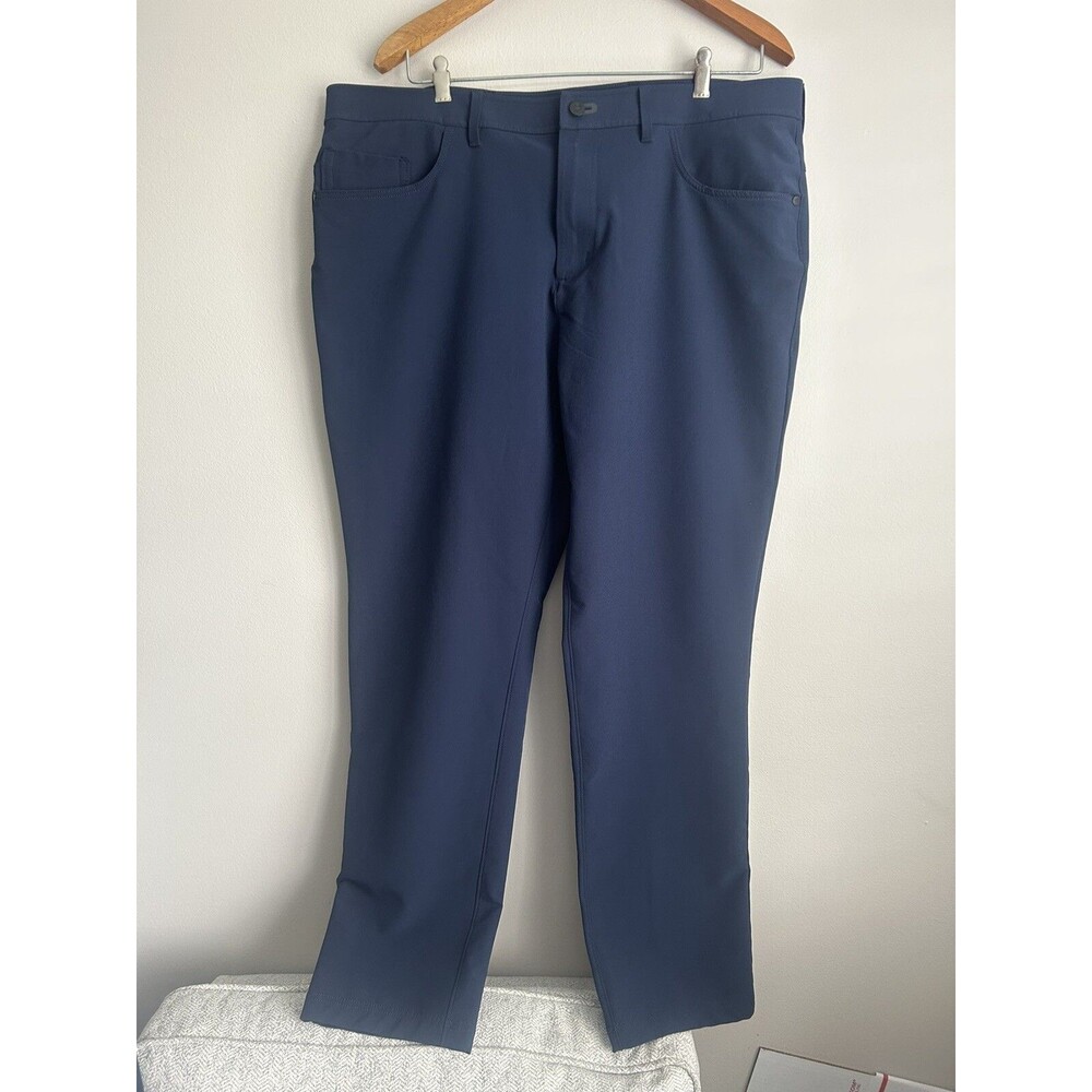 Public Rec Chino Pants Mens Size 40X32 Navy Blue Straight Leg Workday Casual